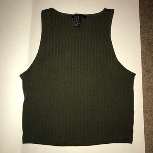 FOREVER 21 Ribbed Crop Top